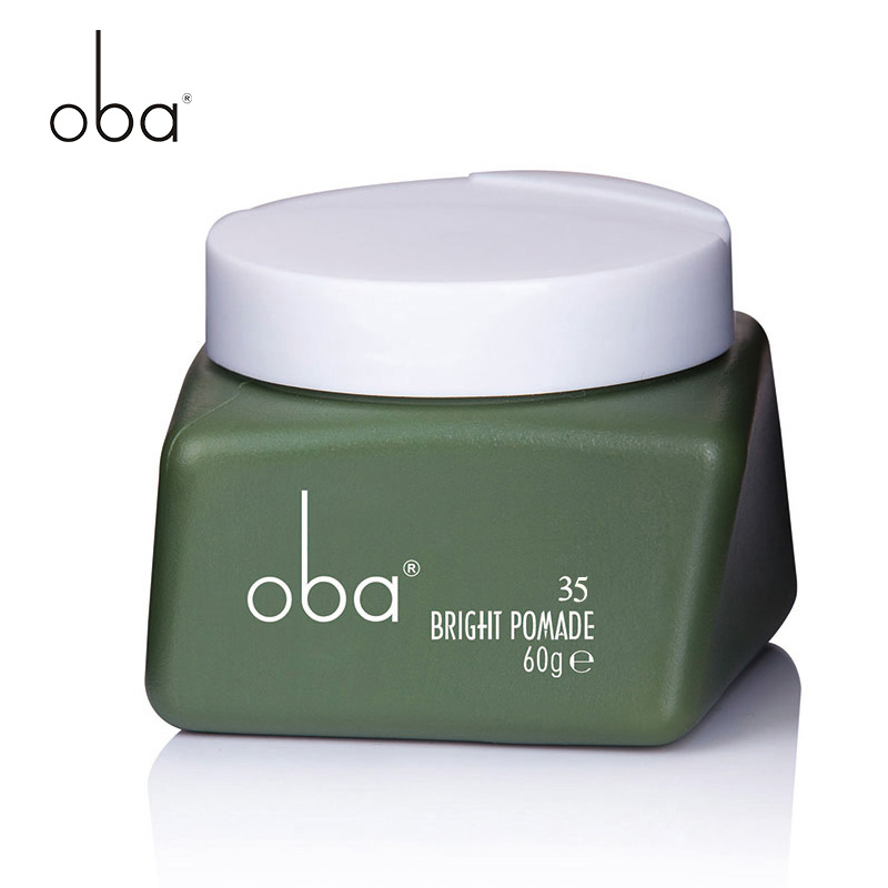 欧芭(oba)印象3D哑光造型品男士蓬松发泥强力定型发蜡60g 欧巴
