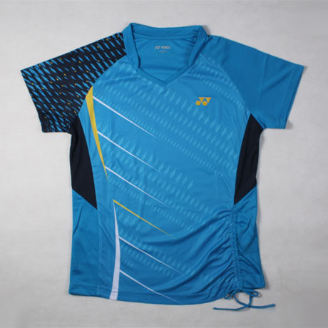 YONEX CS2131-576 blue lady V collar badminton shirt YY Yunix 2131 plums