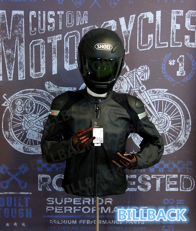 Sale Ducati black motorcycle riding leather sports car street car retro style four seasons