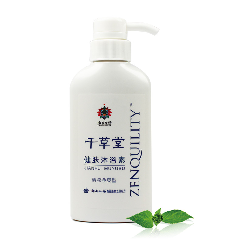 云南白药 千草堂健肤沐浴素 清凉净爽型 230ml
