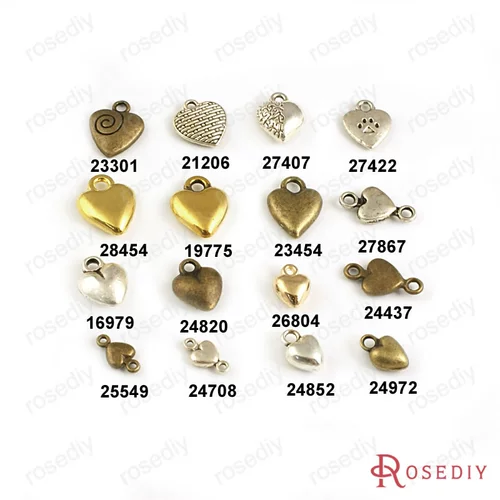 Ретро металлический аксессуар, аксессуары, металлическая подвеска в виде сердечка в форме сердца