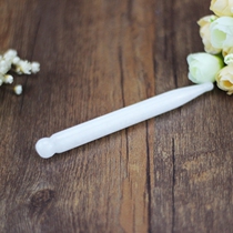 Natural White Jade eye massage stick beauty stick face scraping board face pull stick point stick pen pluck bar
