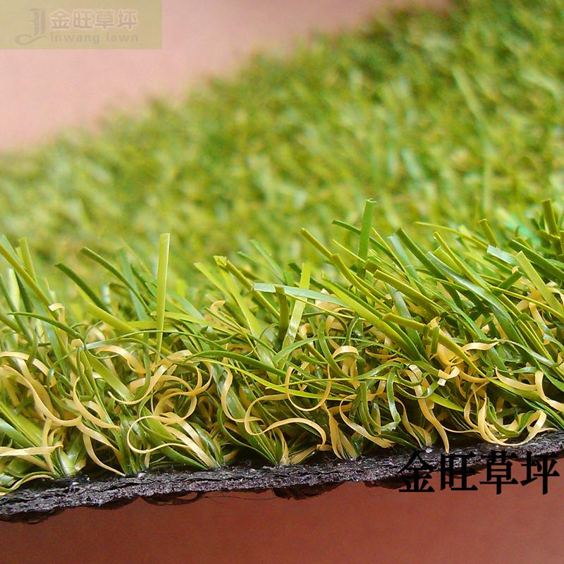 Guangzhou Jinwang Artificial Lawn Encrypted 25mm Four Color Artificial Turf Lawn Carpet Plastic Fake Lawn