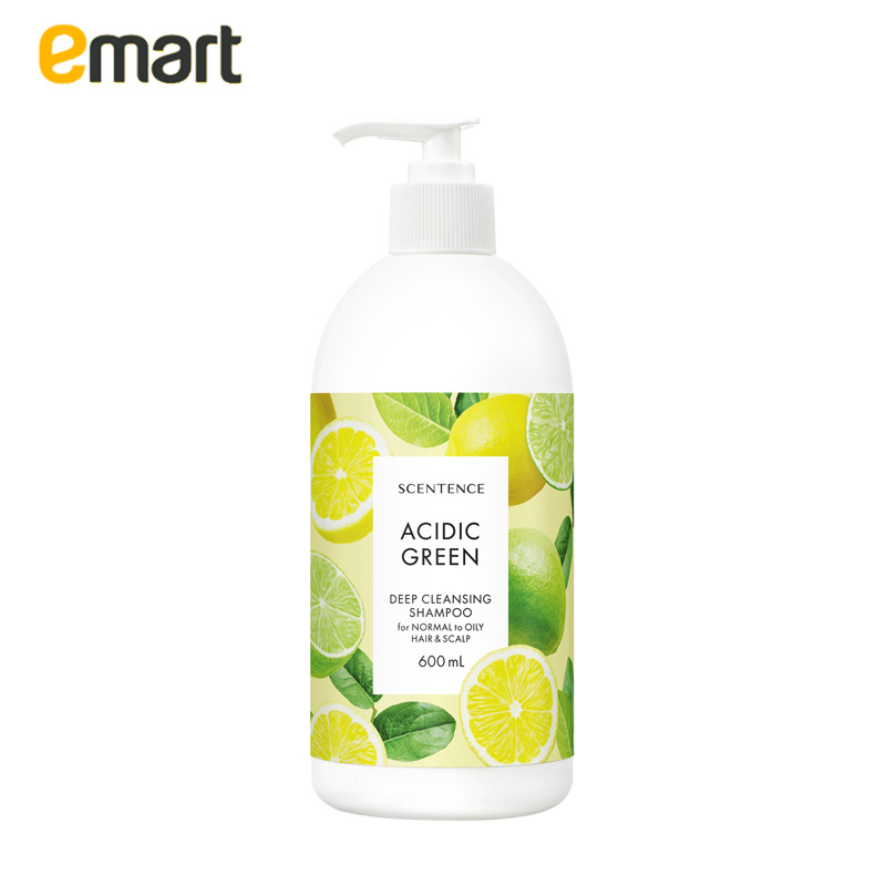 EMART海外 SCENTENCE 柠檬系列 深层清洁洗发水 600ml