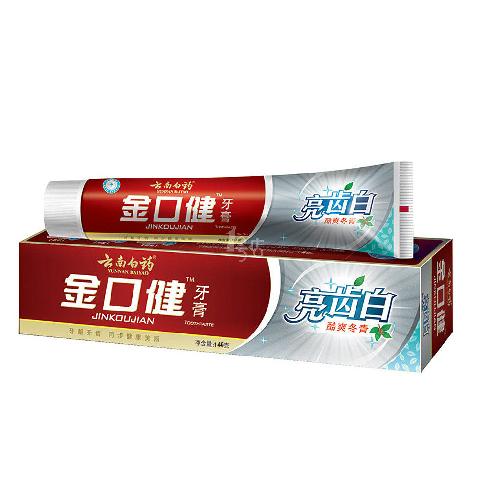 云南白药 金口健(亮齿白) 酷爽冬青 145g