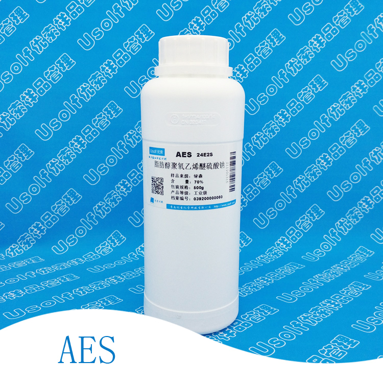 AES surfactants fatty alcohol polyoxy vinyl ether sodium oxylated alkyl sodium sulfate 500g