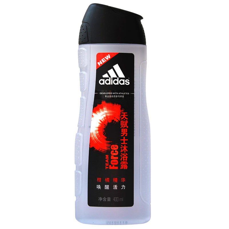 阿迪达斯adidas男士活力沐浴露400ml天赋400ml(独特麝香味)