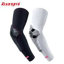 Crazy fans kuangmi basketball honeycomb anti-collision arm guard extended sleeve breathable warm elbow protection equipment