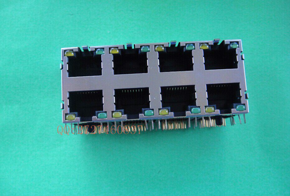 RJ45 with filter Network socket Network line interface 2*4