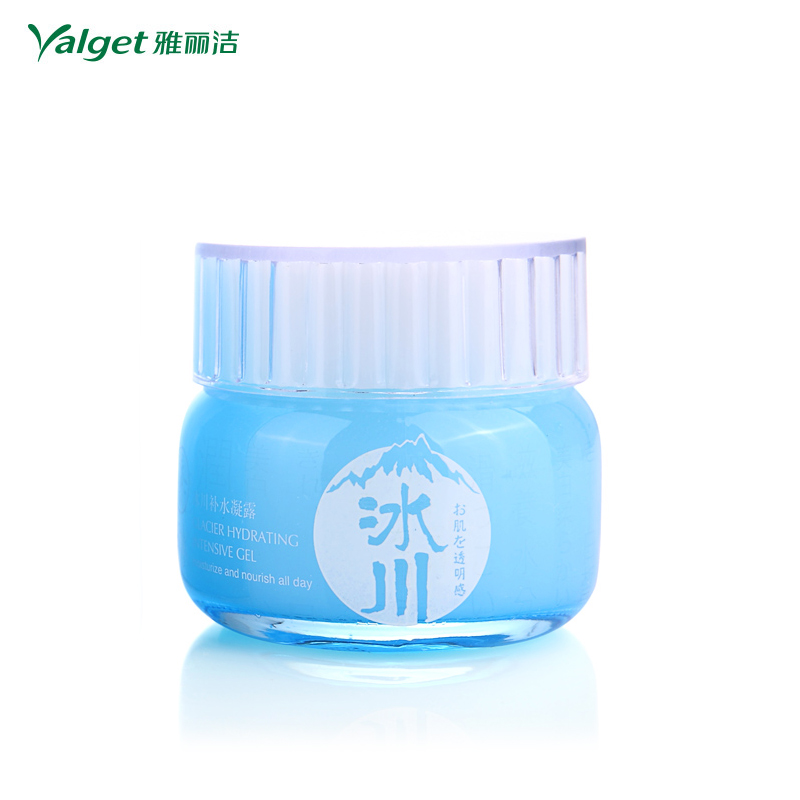 雅丽洁8杯水冰川补水凝露50g 保湿控油锁水  亮肤滋润霜