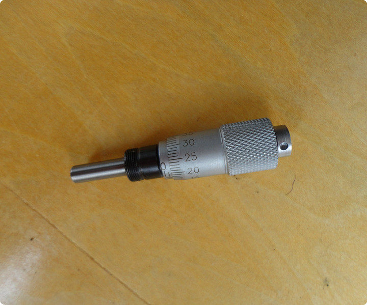 This shop supplies measuring tool accessories micrometer micrometer head 0-13mm with threaded flat head micrometer
