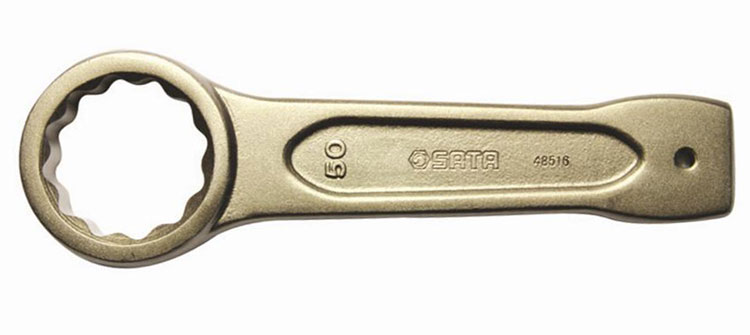 SATA Shida Tool Single Head Knocking Plum Wrench 48509 36mm