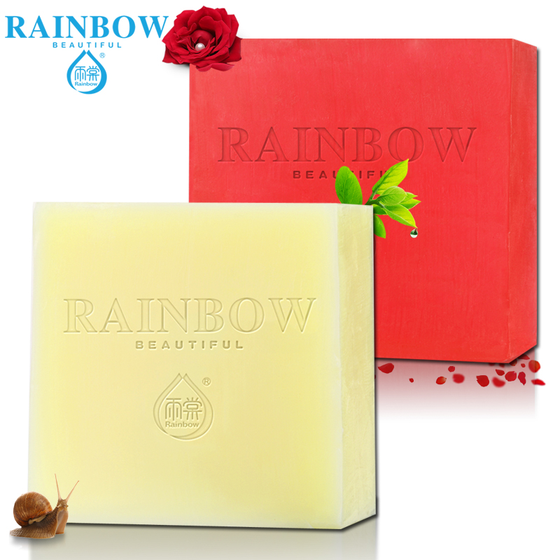 玫瑰+蜗牛手工皂补水保湿控油紧致祛痘印洁面皂香皂精油皂洗脸皂