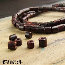 Promotion boutique Indian leaflet Rosewood barrel beads DIY original Buddha beads Hand string beaded accessories High density with material smooth pattern