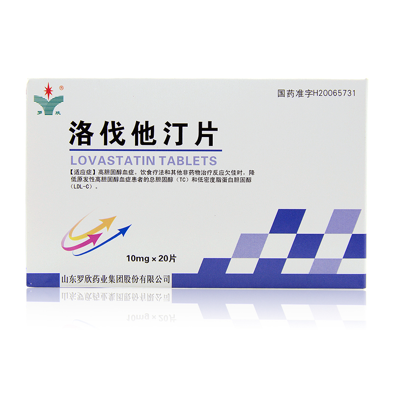 罗欣 洛伐他汀片 10mg*20片/盒