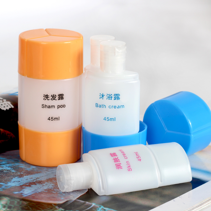迷你洗漱套装三合一分装瓶洗发水真空瓶化妆品护肤品乳液旅行瓶子
