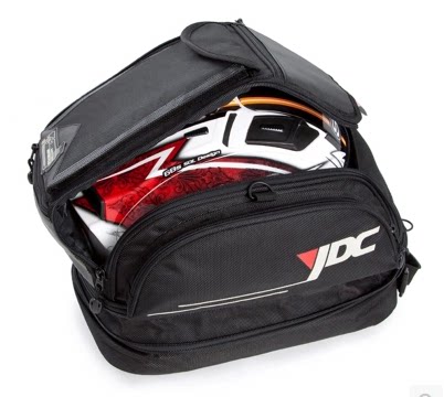 YDC racing sports car motorcycle rear seat bag helmet bag backpack tail knight motorcycle travel bag with rain cover