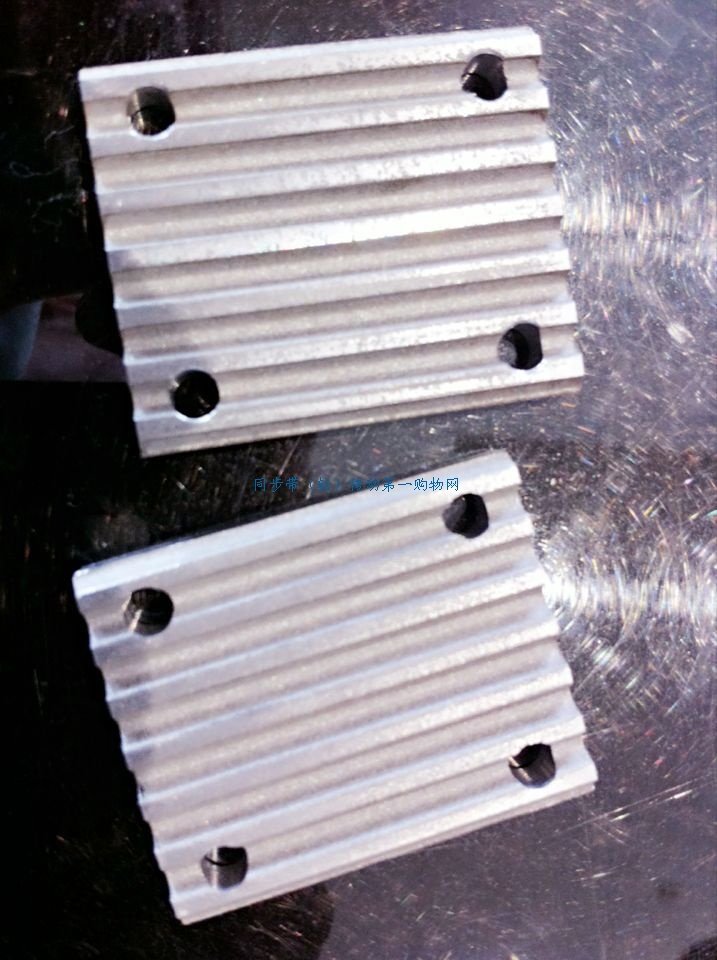 Synchronous belt pressure plate toothed plate S5MS3MS8M 5M H L TBCR K F mithrice synchronous belt with metal piece