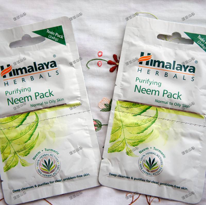 印度喜马拉雅印楝控油面膜Himalaya neem face pack楝树祛痘16g
