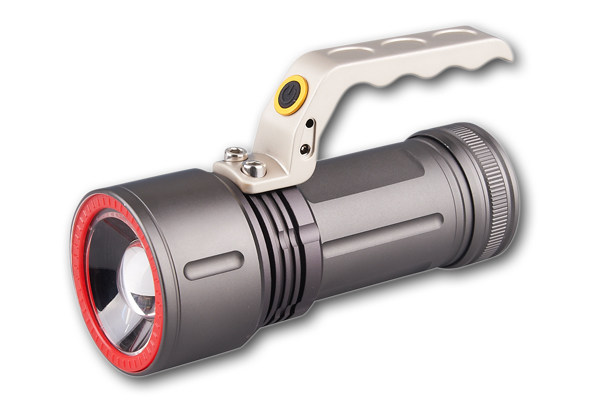 Double child 3409 8W LED aluminium alloy with focusable rechargeable powerful probe hand lamp flashlight positive ST-936