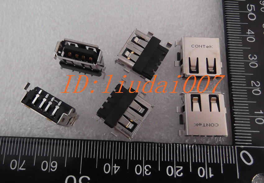 New notebook motherboard USB connector sink plate tongue on top with side USB motherseat 2 0 USB base