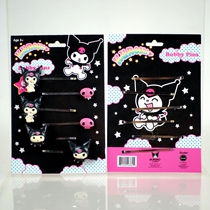 sanrio Three Lull children hair accessories Halloween ornaments Kuromi Little Demon Boy 3 to the price