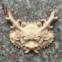 East Yang Wood Carving European Style Door Atrium Flower-style door flower solid wood flower sheet furniture applique with flower wardrobe decoration flower