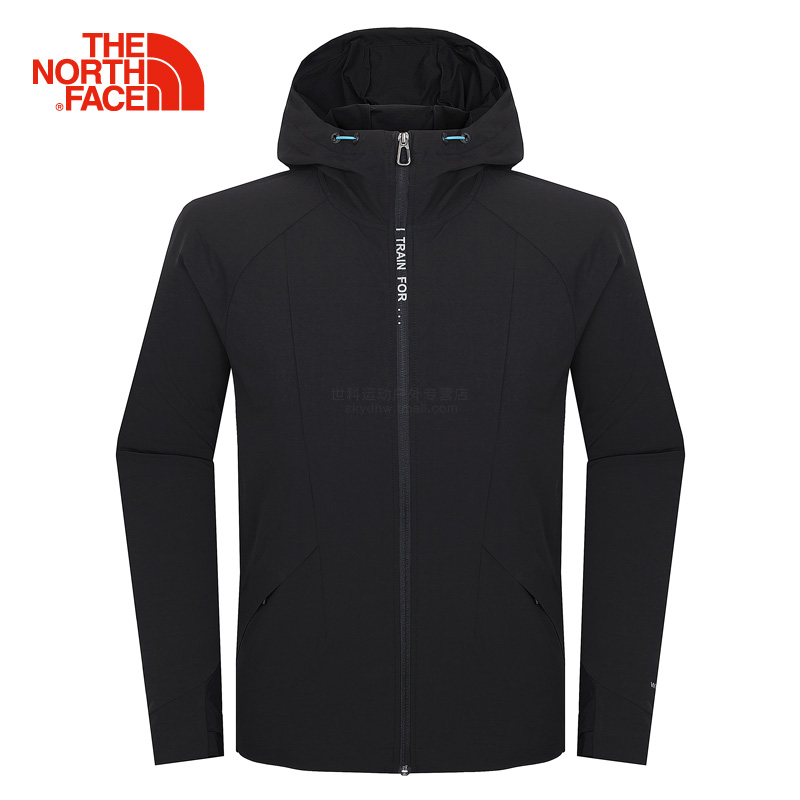 TheNorthFace北面户外男装防水防风透气皮肤衣防晒衣2SM9