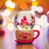 Jarll Creative Swing Romantic Crystal Ball Lovely Melody Tea Cup Girls Childrens Birthday Gift