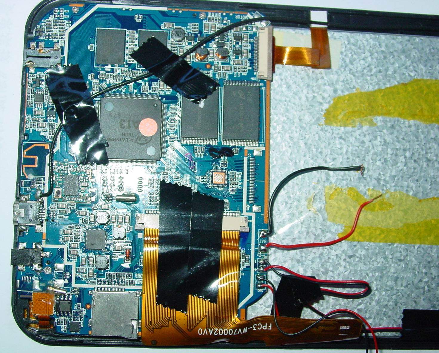 Rainbow PAD H706 tablet PC motherboard LCD touch panel shell speaker