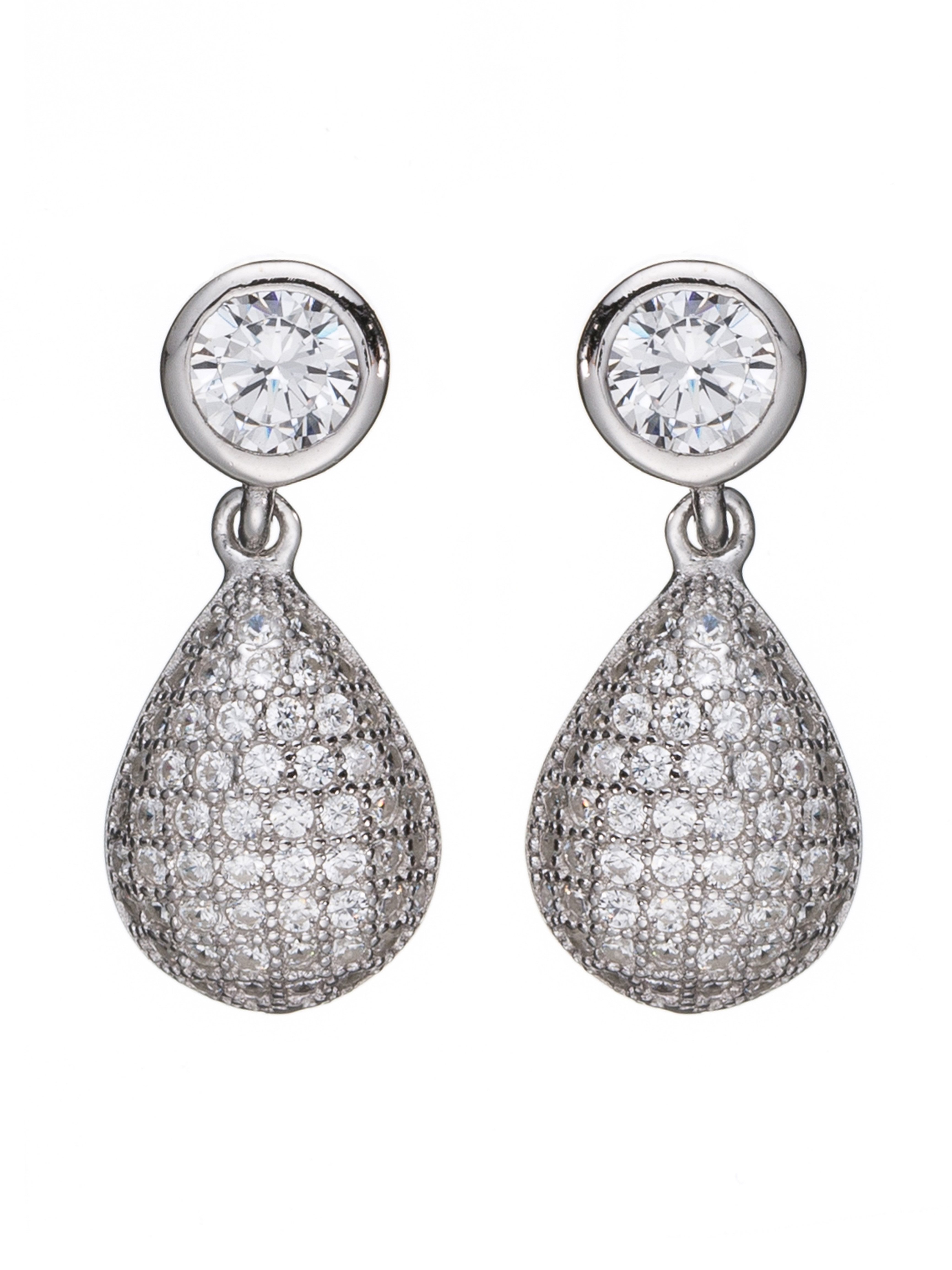 viva 皇室炫雅系列18K镀金镶钻耳环