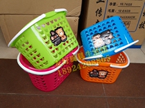 Snack Shopping Basket Hollowed-out Hand Basket Large Supermarket Convenience Store Shopping Basket Bath Basket Bath Basket shopping basket