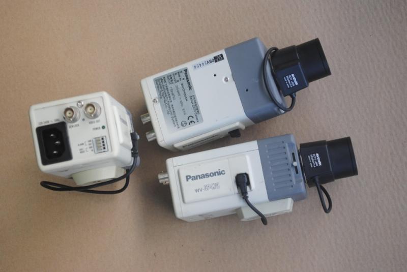 Panasonic WV-CP470 monitors photographic lens with Japanese Seiko 3 5-8mm automatic aperture lens