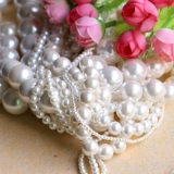 Натуральный белый браслет из бисера из жемчуга, свитер, бусины, аксессуары, DIY