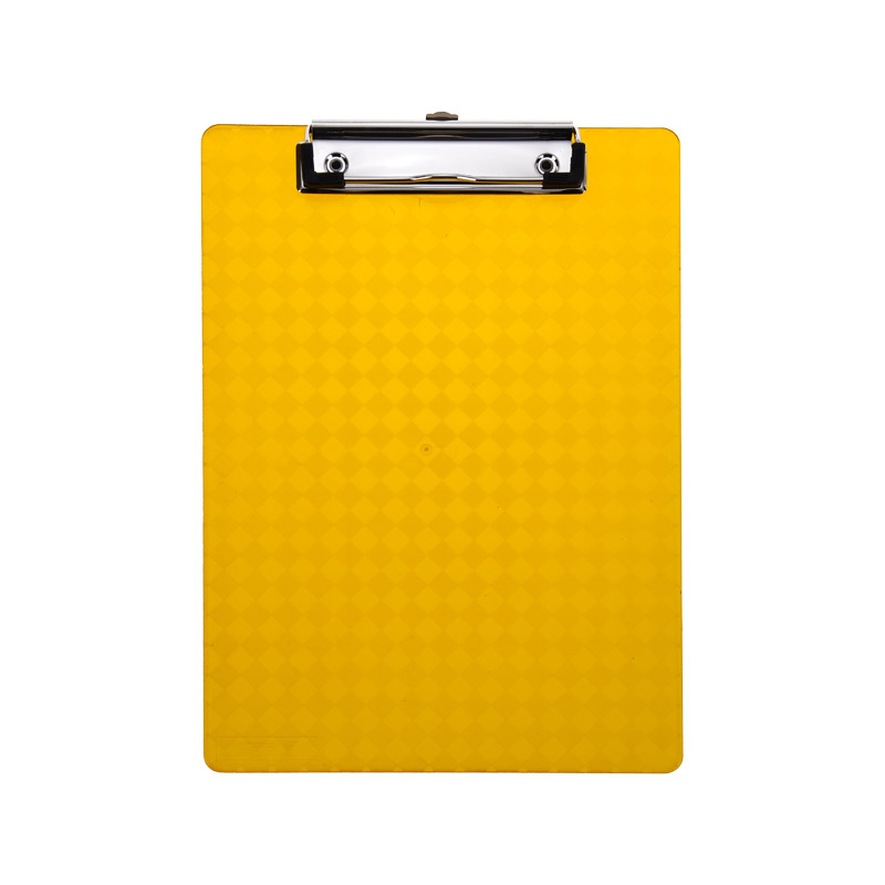 Long life US-992 B5 Diamond tattoo plastic plate clip B5 folder writing plate note plate clip transparent white