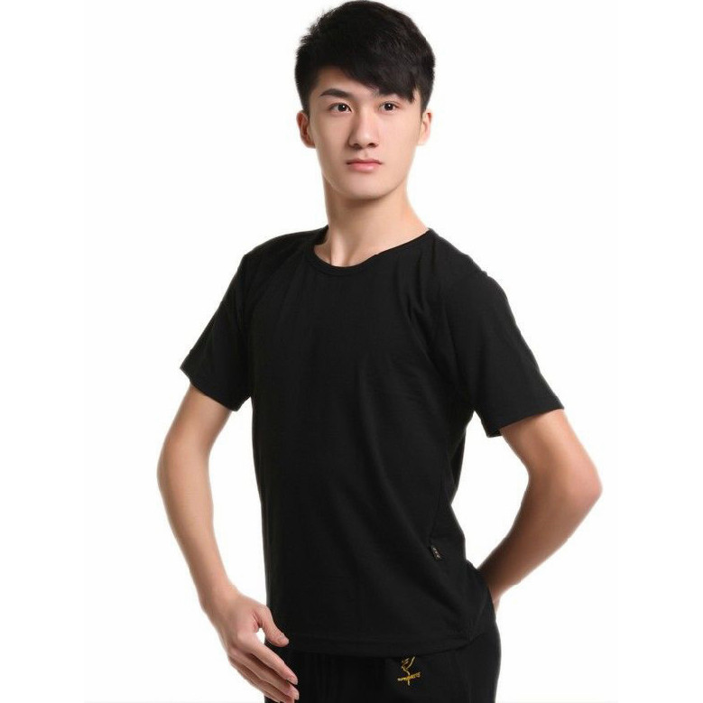 Red dance shoes dance clothing practice clothes men's ballet tights short-sleeved tops boys art test body adults