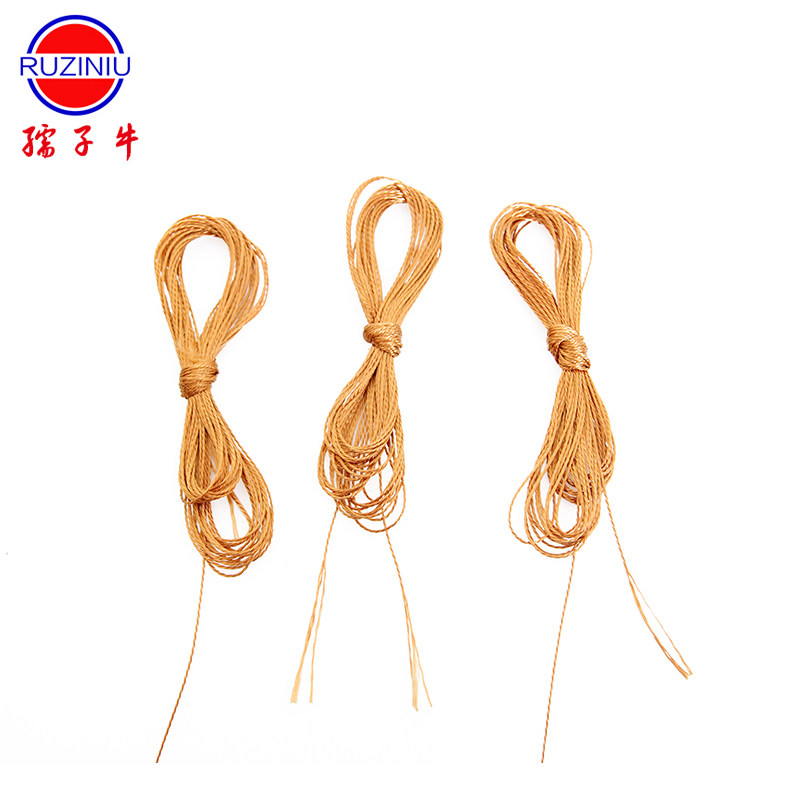 Sheds cow hand-woven cotton slippers slippers shoe line replenishment line DIY waterproof shoe soles