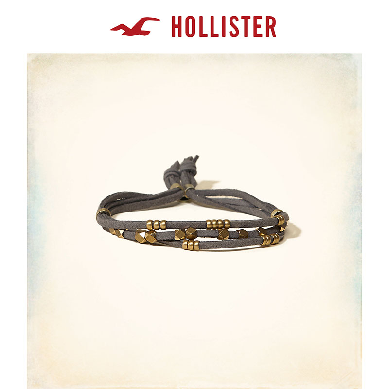 Hollister Vintage 皮手链 女 86007