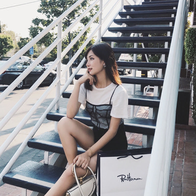 周小熊BEARUN 蕾丝吊带女钩花蕾丝镂空抹胸背心小衫外搭上衣
