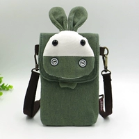 Mới túi nhỏ dễ thương lady Messenger túi phim hoạt hình dễ thương vải điện thoại di động ví nhỏ túi vải tươi túi đeo chéo nữ