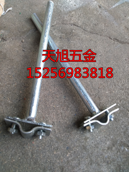 Lightning protection belt bracket clip Lightning protection card Lightning protection network support card Lightning protection clip M10 round steel * 170 lightning protection clip