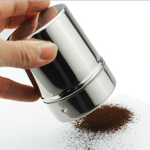 Flower Style Coffee Special Sprinkler 304 Stainless Steel Cocoa Sprinkler Laflower Mold Cappuccino Laver
