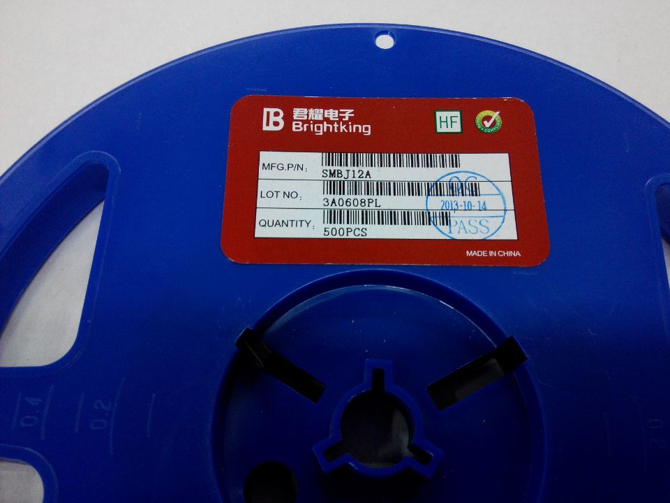 Taiwan Junyao SMBJ12A TVS patch transient diode 12V unidirectional 600W screen printing LE