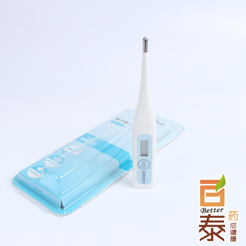 欧姆龙电子体温计成人婴儿体温表 家用软头快测口腔腋下MC-341 BT