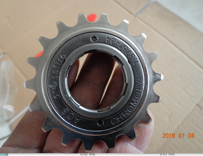 DNP Longyi 18T live flywheel bicycle dead speed car single speed car live flywheel flower drum live fly 34MM