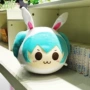 Snow Hatsune Gối Hatsune Miku Plus Búp bê Anime Ngoại vi Thứ hai Yuan Dễ thương Cartoon Bunny Sinh nhật Quà tặng sticker mèo cute