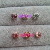 To stone processing 9k14k18k gold and gemstone edging can be worn chain pendant bracelet anklet white yellow rose gold selection