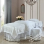 Bộ chăn ga gối cotton đẹp bốn bộ set bông Phong cách thẩm mỹ cao cấp Bộ dụng cụ bốn mảnh đặc biệt Bộ giường massage đa năng mua ga giường spa