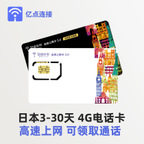 Japan Calling Card Internet Card 4G high-speed traffic 5 days-30 days Tokyo Hokkaido travel mobile phone card