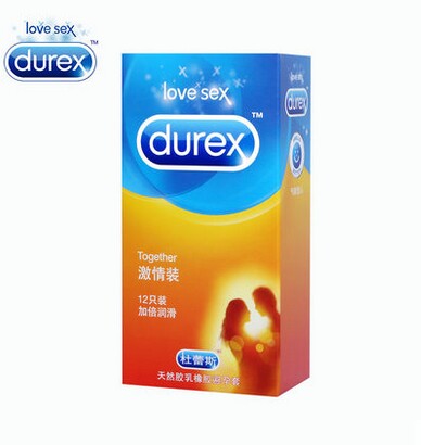 杜蕾斯安全套加倍润滑激情12只安全套 情趣成人性用品yd